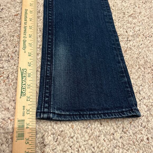 Rock Revival Gwen Boot Cut Jeans Sz 30 Dark Wash Denim Low Rise Retro - Picture 4 of 10
